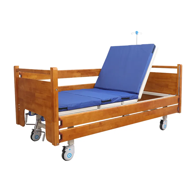 ナーシングホームベッド調節可能な電気高さ調整385-700mm高齢者用ホームケアベッド用医療用ベッド