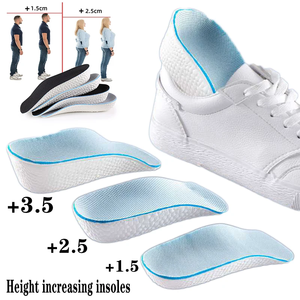 <b>Height</b> <b>Increase</b> Insoles for Men Women Arch Support Orthopedic <b>Shoe</b> Pads Heel Lift Memory Foam Soft Shock Absorbing Inserts - Product Image 3