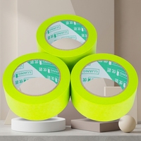 Ruban adhésif washi en acrylique vert personnalisé UJANG 48 mm, simple face, résistant à la chaleur, imperméable, facile à déchirer, inscriptible, anti-…