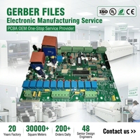 Service d'assemblage de circuits imprimés (PCBA) sur mesure OEM, fabricant clé en main de cartes de circuits imprimés, fabrication de cartes de contrôle