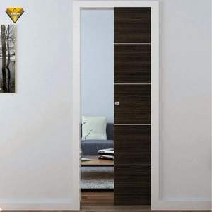 Hiện Đại Bằng Gỗ Túi Cửa Trượt Cho Phòng Ngủ Chịu Nước Mdf Khoang Khóa Sự Riêng Tư Hệ Thống Cho Phòng Khách Vườn - Product Image 2