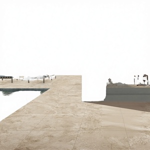 <span class=keywords><strong>Piastrelle</strong></span> in Porcellana Antiscivolo e Antibatteriche per <span class=keywords><strong>Bordi</strong></span> Piscina, 600x600mm, Effetto Pietra, Economiche e Rustiche - Product Image 4