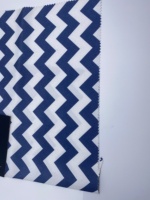 Tissu Oxford à carreaux teint en fil DTY 250D*150D bleu et blanc de luxe avec revêtement PU pour sacs/bagages/bâches