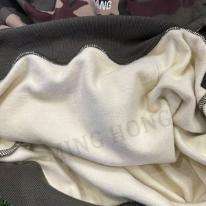 Sweat-shirt à capuche court en coton épais 500 g/m² personnalisé, sweat-shirts et sweat-shirts de camouflage à impression numérique pour hommes - Product Image 5