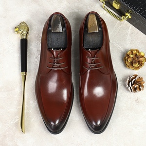 Zapatos de Hombre de Cuero de Nuevo Estilo, Elegantes Zapatos Británicos de Negocios para Hombre, Calzado Formal Versátil, Zapatos Duraderos con Cordones - Product Image 5