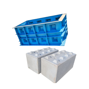<span class=keywords><strong>Moule</strong></span> en acier préforme de marque QF à vente chaude pour <span class=keywords><strong>béton</strong></span> préfabriqué pour blocs de construction de murs de soutènement autobloquants - Product Image 1