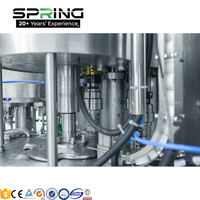 Machine automatique de remplissage et de scellage isobare pour canettes de bière et de soda en aluminium pour boissons gazeuses