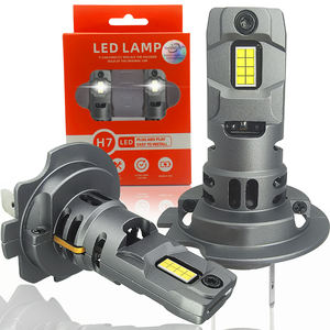 Système d'éclairage automatique H7 ampoule de phare LED 50W 6500K blanc Canbus gratuit Plug and Play ampoule de phare H7 - Product Image 1