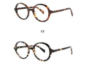 กรอบแว่นตาอะซิเตตขนาดใหญ่สุดคลาสสิคใช้ได้ทุกเพศสำหรับอ่านกรอบแว่นตาพร้อมของในสต็อก - Product Image 6