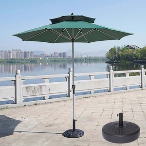Modern Design Glamping 3m Radius Wind-Resistant Beach for Outdoor Luxury Hotel Restaurant <strong>Parasol</strong> for Pool Patio <strong>Base</strong> <strong>Included</strong> - Product Image 2