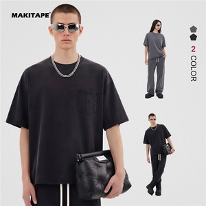 เสื้อยืดคอตตอน 100% น้ำหนัก 275 กรัม สไตล์วินเทจทรงโอเวอร์ไซส์ ไหล่ตก พิมพ์โลโก้ตามสั่ง ขายส่ง - Product Image 1