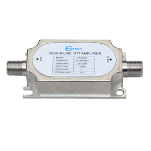 Amplificador de Señal de <span class=keywords><strong>TV</strong></span> DVB-T2, Amplificador de <span class=keywords><strong>Antena</strong></span> DTT, Amplificador en Línea CATV de 20dB - Product Image 4