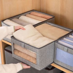 Boîte de rangement pliable en tissu non tissé grande taille, idéale pour jeans et articles divers, type tiroir – Meilleure vente - Product Image 1