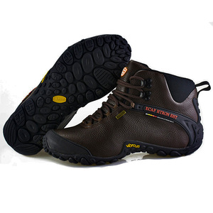 <span class=keywords><strong>Scarpe</strong></span> da <span class=keywords><strong>Trekking</strong></span> <span class=keywords><strong>Impermeabili</strong></span> in Pelle di Vacchetta per Uomo, Supporto Personalizzato Professionale per Attività all'Aperto - Product Image 4