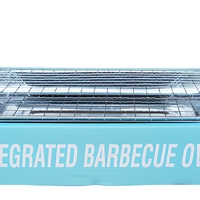 Barbecue portable au charbon de bois, boîte en carton pliable, grille de cuisson pour le camping, support de cuisson extérieur pour la maison, pique-nique, 3-5 personnes