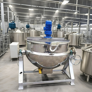 Vỏ bọc Ấm đun nước điện sưởi ấm gas hơi nước Tương Ớt lẩu cơ sở xào Máy trộn thực phẩm thương mại thép không gỉ - Product Image 3