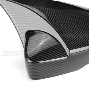 ฝาครอบกระจกมองข้างแบบเสริมสำหรับสโกด้าสำหรับออคตาเวีย Mk3 A7 5E 2014-2019 อุปกรณ์เสริมคาร์บอนไฟเบอร์เคลือบเงาสีดำ - Product Image 6