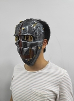 Jeu Déshonoré Corvo Attano Masque Rat Uréthane Costume Argent Latex Masques Roleplay Halloween