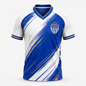 Completo Sportivo <span class=keywords><strong>da</strong></span> <span class=keywords><strong>Calcio</strong></span>: T-Shirt Stampata Personalizzata, <span class=keywords><strong>Pantaloncini</strong></span> Retrò Traspiranti ad Asciugatura Rapida, Set Completo Estivo <span class=keywords><strong>da</strong></span> Uomo - Product Image 2