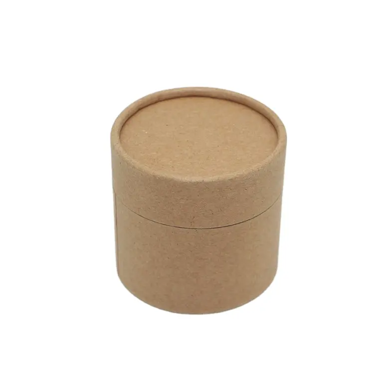 100% recycled paper food & snack paper tube for chocolate candy cookies cocoa nut dry fruit and meat packaging