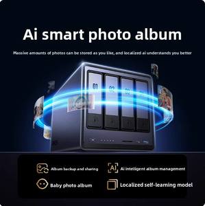 UGREEN DXP4800 4-Bay USB NAS Personal <span class=keywords><strong>Cloud</strong></span> 8GB RAM N100 Processor Network Storage Server Home Support Virtual Machines - Product Image 4