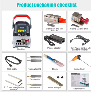Herramienta Profesional de Cerrajería, Máquina de Corte Inteligente Universal para Llaves de Auto y Puertas Automáticas XP005 - Product Image 3