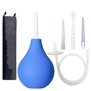 Bộ Bóng Đèn Enema Dụng Cụ Vệ Sinh Bóng Đèn Enama Cho Nam Nữ Ống Silicon Dài Để Rửa Đại Tràng - Product Image 1