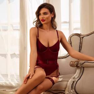 Robe de travail pour femme, populaire <span class=keywords><strong>en</strong></span> Europe et <span class=keywords><strong>en</strong></span> Amérique, avec jupes <span class=keywords><strong>en</strong></span> acier, sangles et gants - Product Image 4