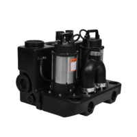 Station de levage automatique des eaux usées à haute pression pompe de broyage de sous-sol de villa personnalisation OEM pour le traitement des eaux usées