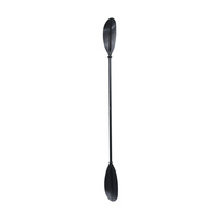 Pagaie de kayak BAICHENG BC-KAYAK légère, amovible, à deux pales en aluminium noir, durable, avec lame en PP