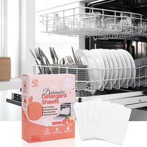 SANYUAN - Hojas de Detergente para Lavavajillas Ecológicas, Solubles en Agua, Biodegradables, con Aroma a Pomelo y Marca Privada - Product Image 1