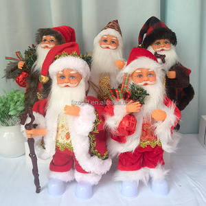 Père Noël Dansant - Poupée en Peluche Électrique de Noël Dansante Chantant des Chansons Anglaises, Jouet Père Noël pour Enfants - Product Image 3