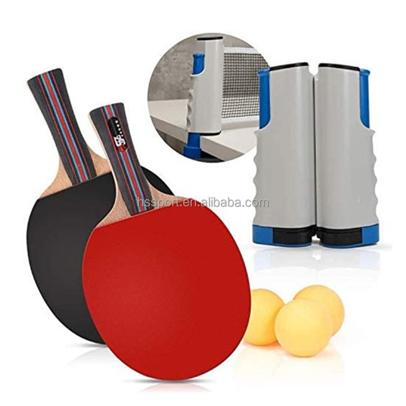 Низкая цена, набор для настольного тенниса с логотипом на заказ, комплект Весла для пинг-понга