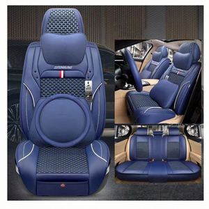 Fundas de Asiento de Coche de Cuero PU de Lujo, Juego Completo para Cinco Asientos, Universales para Todas las Estaciones, 1 Año de Garantía - Product Image 4