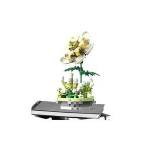Yuxin Xunzhilian Bouquet de blocs de construction, mini modèle de fleurs, jouet DIY pour adolescents de 7 à 14 ans - Product Image 3