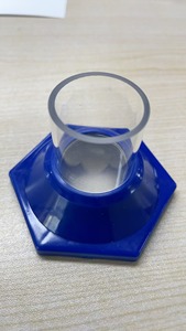 Schwarzer 30-cm-Becher aus Kunststoff mit Basis-Testglas für das Ferment ieren von Bier-oder Wein hydro metern zu Hause - Product Image 4