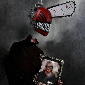 Masque de Diable à la Scie Électrique Effrayant en Promotion – Ensemble de Dents Sanguinolentes et Tranchantes pour Fête d'Halloween et Déguisement - Product Image 3