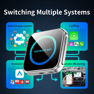 Boîte Android 13 Carplay AI, adaptateur sans fil, 64 Go, module multimédia intelligent, streaming vidéo, universel pour Netflix <span class=keywords><strong>YouTube</strong></span> 4 en 1 - Product Image 3
