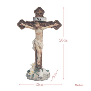 Crucifijo de Jesús, Adornos de Resina, Adornos Navideños, Regalos Cristianos, <span class=keywords><strong>Objetos</strong></span> Sagrados - Product Image 5