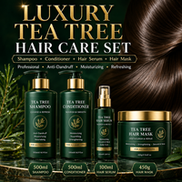 Kit de Soins au Théier : Shampoing, Après-Shampoing, Traitement Anti-Pelliculaire et Séborégulateur – Luxe Professionnel, Vente en Gros, Personnalisable