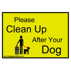 Panneaux de jardin double face avec piquet pour signalisation extérieure : 'Nettoyez après votre chien' et 'Pas de déjections canines' - Product Image 5