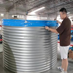 Tanque de Cría de Peces, <span class=keywords><strong>Piscina</strong></span> de Acuicultura de PVC+Acero Galvanizado para Cría de Peces y Ranas, Diámetro de 2m-30m, Certificado ISO9001 - Product Image 4