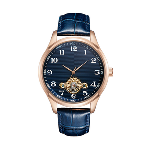 Montre pour homme en quartz mature, bracelet en cuir classique - Product Image 3