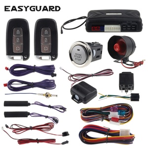 Système d'entrée sans clé EASYGUARD PKE, système d'alarme de voiture, kit de verrouillage centralisé à distance, système de démarrage par bouton-poussoir, alarme par vibration - Product Image 1