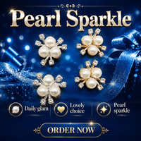 100 pièces d'appliques de fleurs de printemps en fausses perles et strass, colorées et scintillantes, design Art Déco doré, pour robes de femmes et de enfants, couture DIY