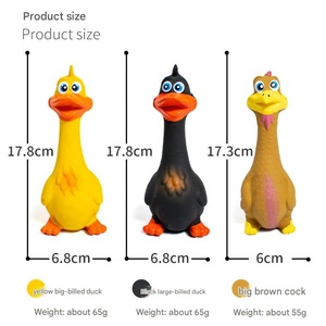 Minerva Wholesale Hot Selling Cartoon Emulsion Eco-friendly Teeth Cleaning Natural Safty Durable Squeaky <strong>Pet</strong> Dog Cat Chew <strong>Toy</strong> - Product Image 4