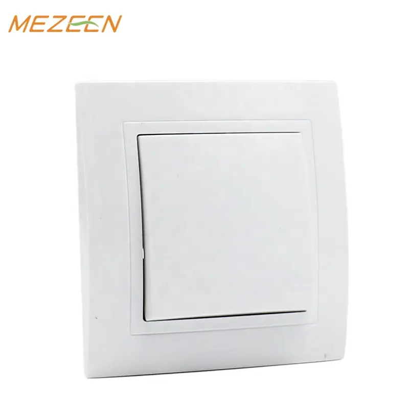 Wall Switch One Gang One Way CE, RoHS,KEMA Approved 10A 250V AC morden eu wall light switch