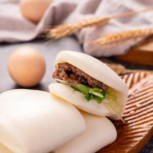 Chino Tim Sim Bao Bun Frozen Steamed Pao Bun Estilo cantonés Lotus Leaf Steamed Bun - Product Image 3