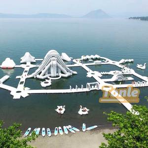 Nhà Máy Giá Tùy Chỉnh Công Viên Bơm Hơi Thương Mại <span class=keywords><strong>Inflatable</strong></span> Nổi Công Viên Nước Với Trượt Nước Cho Đảng Cho Thuê - Product Image 4