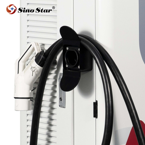 Nouvelle borne de recharge DC double pistolet CCS2 60 kW pour voiture électrique européenne, montage sur pied, câble de 5 m, personnalisable en usine - Product Image 5